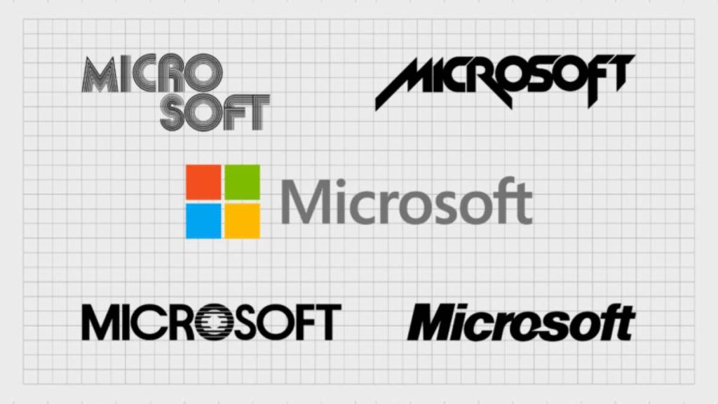 تاريخ تطور شعار شركة مايكروسوفت microsoft