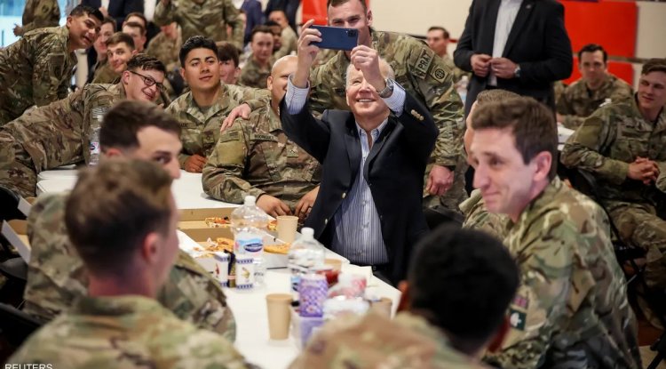 بايدن عن أوكرانيا أمام عسكريين أمريكيين: سترون عندما ستكونون هناك