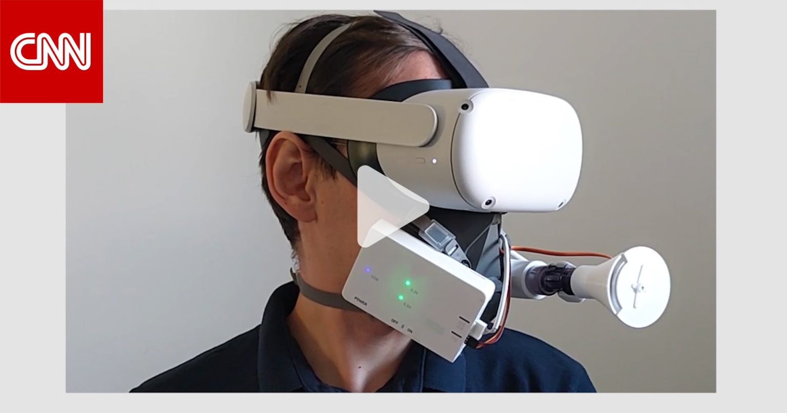 يمكنك النفخ به وإطفاء شموع عيد ميلادك.. تعرّف إلى قناع الواقع الافتراضي متعدد الحواس