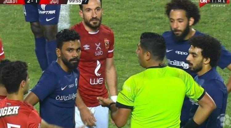 فيديو | في دقيقتين.. علي معلول يسجل هدفين لـ الأهلي أمام إنبي