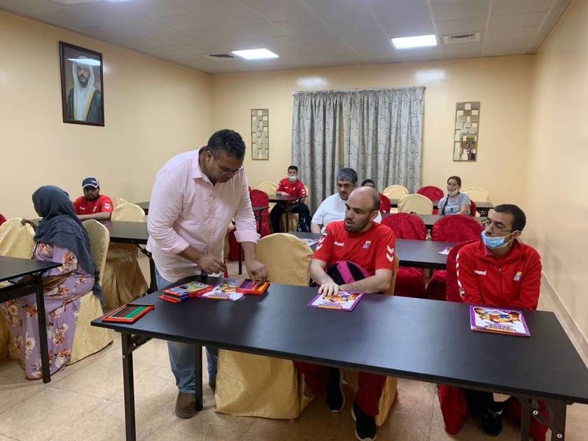 «طيف وصيف».. برامج ثقافية ورياضية في نادي الثقة للمعاقين