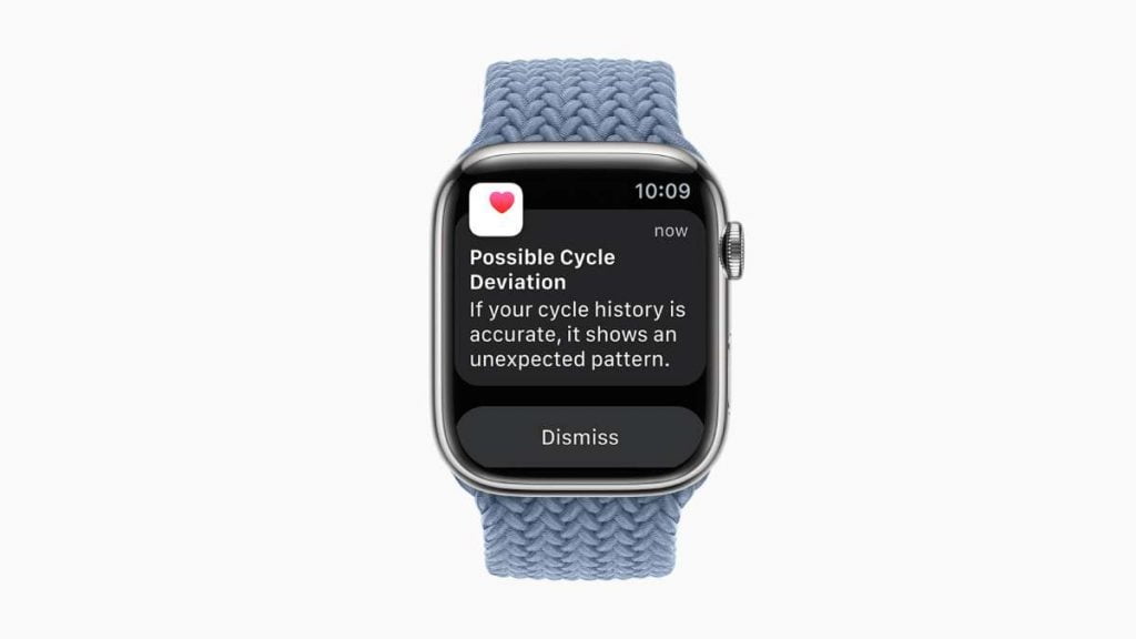 مميزات تتبع صحة المرأة في ساعة ابل ووتش Apple Watch Series 8 