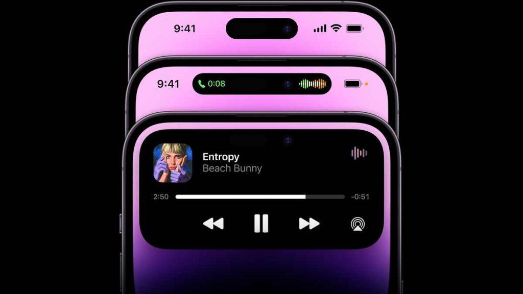 ميزة Dynamic Island في iphone 15