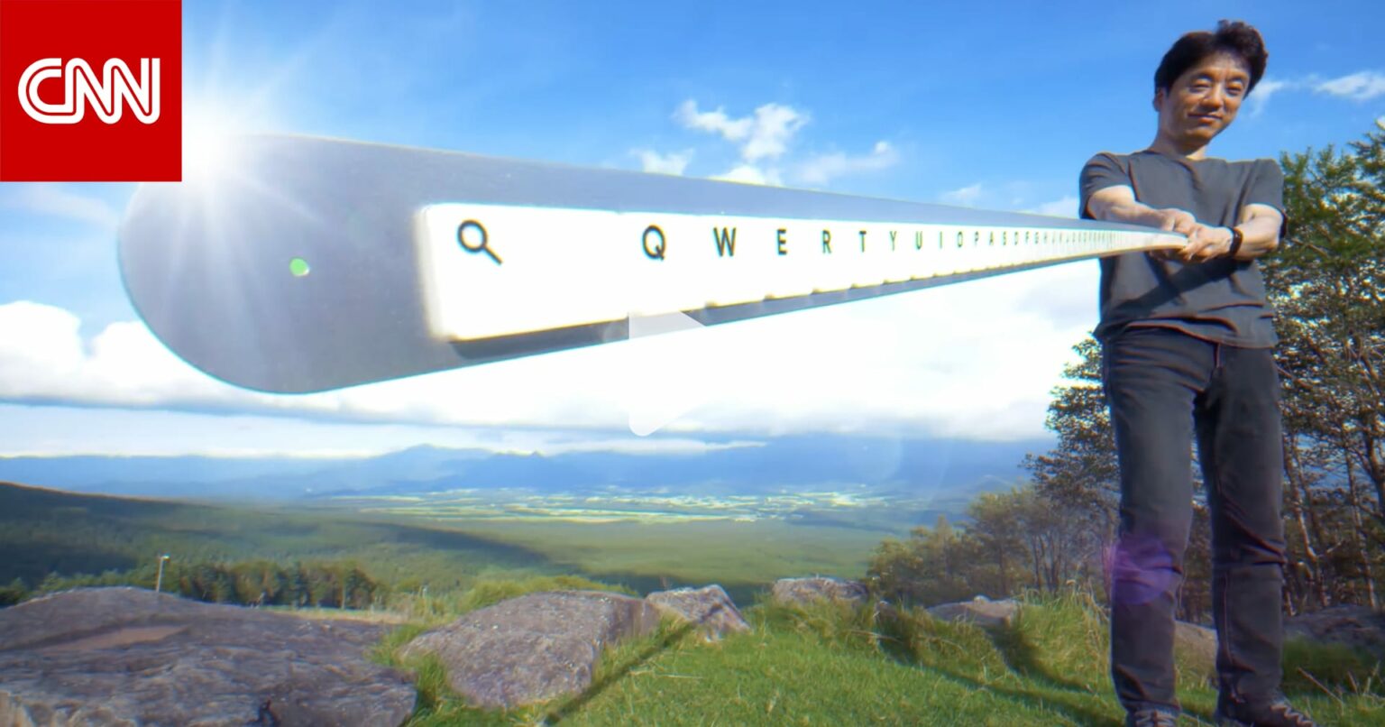 غوغل اليابان تطور لوحة مفاتيح يتجاوز طولها 5 أقدام