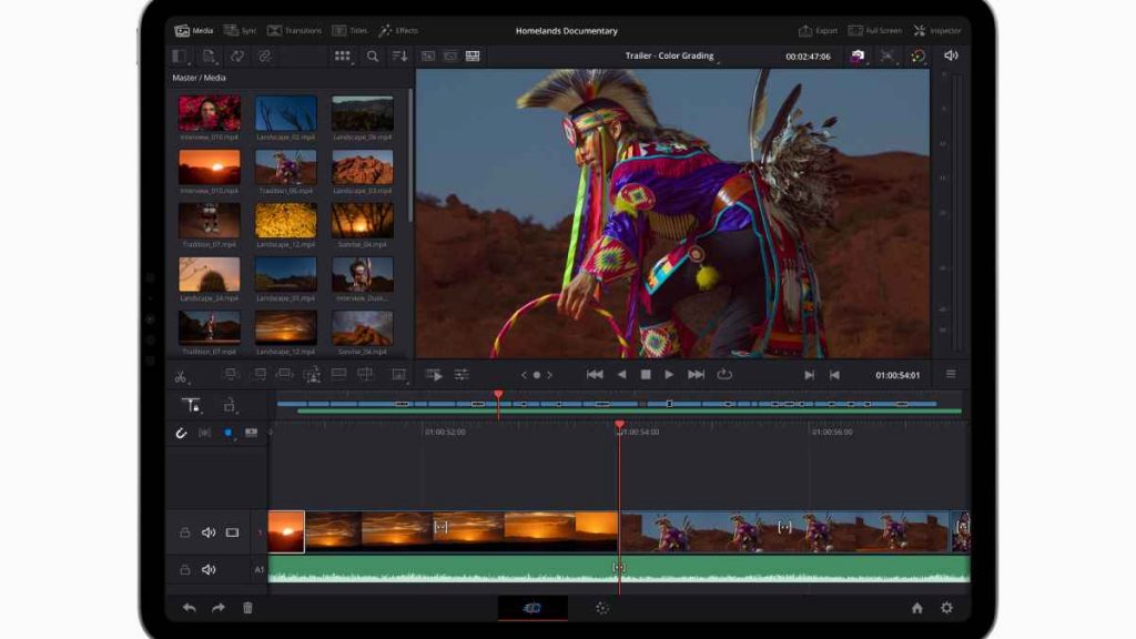 يتوفر تطبيق DaVinci Resolve لايباد خلال الربع الأخير من 2022