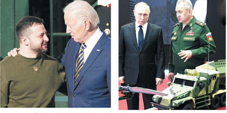 بوتين يتعهد بالنصر.. وبايدن يستضيف زيلينسكي