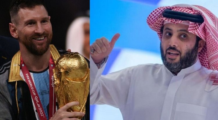 تركي آل الشيخ يعلن اسم الفائز بـ100 ألف دولار ويسخر من فوز الأرجنتين على طريقة فيلم الباشا تلميذ