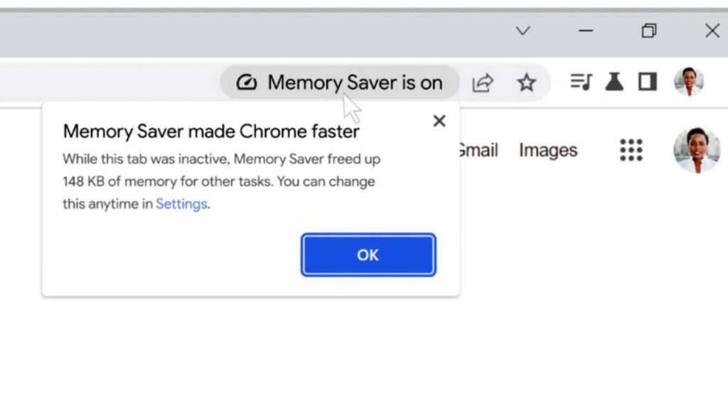 وضع حفظ الذاكرة Memory Saver يوفر تجربة تصفح أكثر سلاسة 
