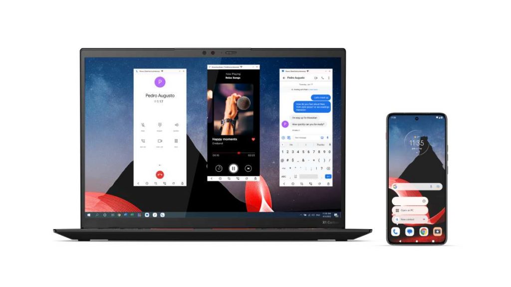 التكامل بين هاتف ThinkPhone وأجهزة Thinkpad من لينوفو