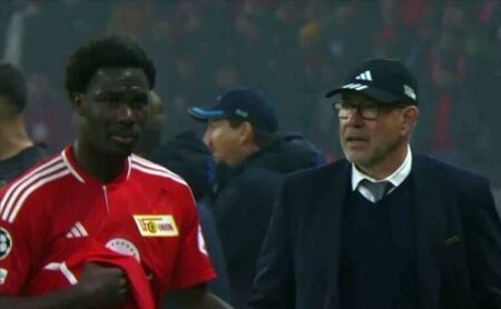 يونيون برلين يعاقب فوفانا بالإيقاف بسبب عدم مصافحة المدرب