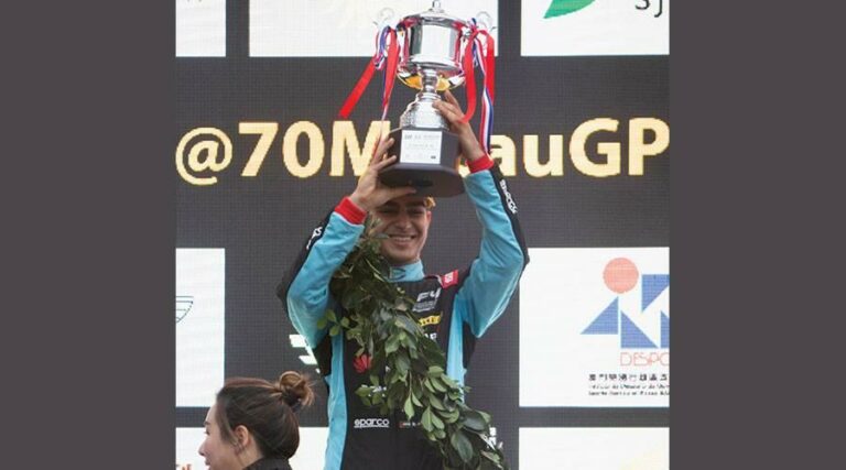 راشد الظاهري ثالث سباق الفورمولا 4 في ماكاو