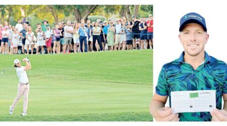 والاس يكتب التاريخ في بطولة «دي بي وورلد» للغولف