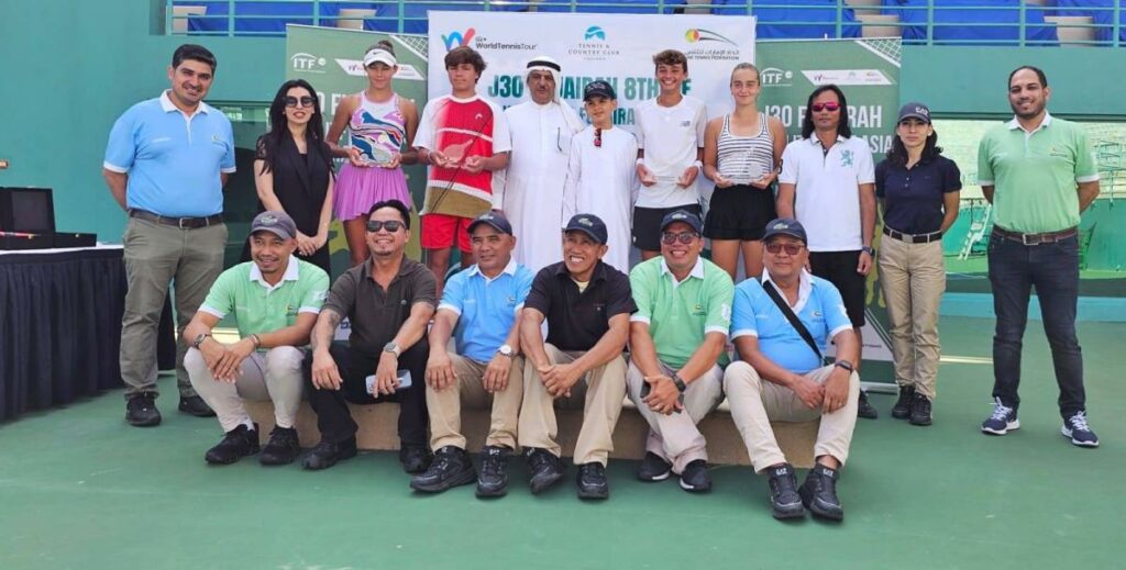 ختام مميز لبطولة غرب آسيا للتنس بالفجيرة