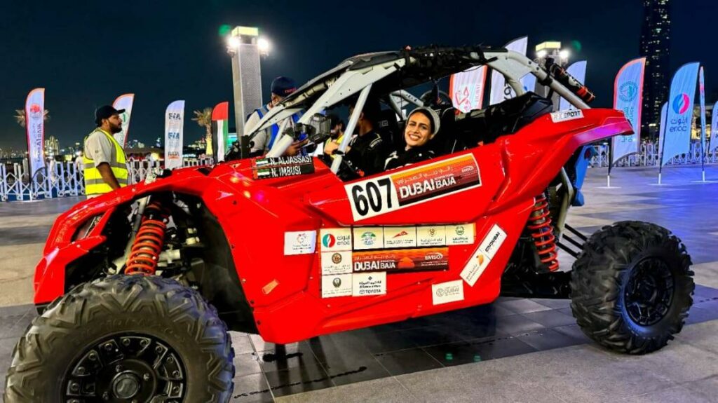 نورا الجساسي: أحلم بتشريف الإمارات في عالم الراليات وبن سليم مثلي الأعلى