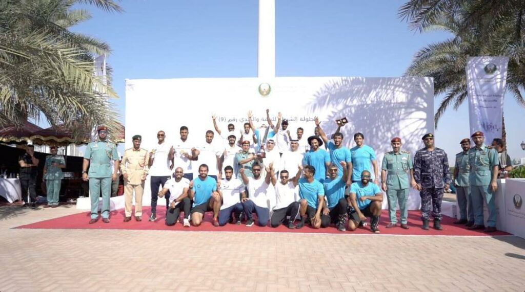 شرطة أبوظبي بطلة اللياقة البدنية والتحدي