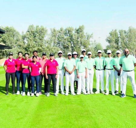 سيدات الإمارات يتصدرن افتتاحية «عربية الجولف»