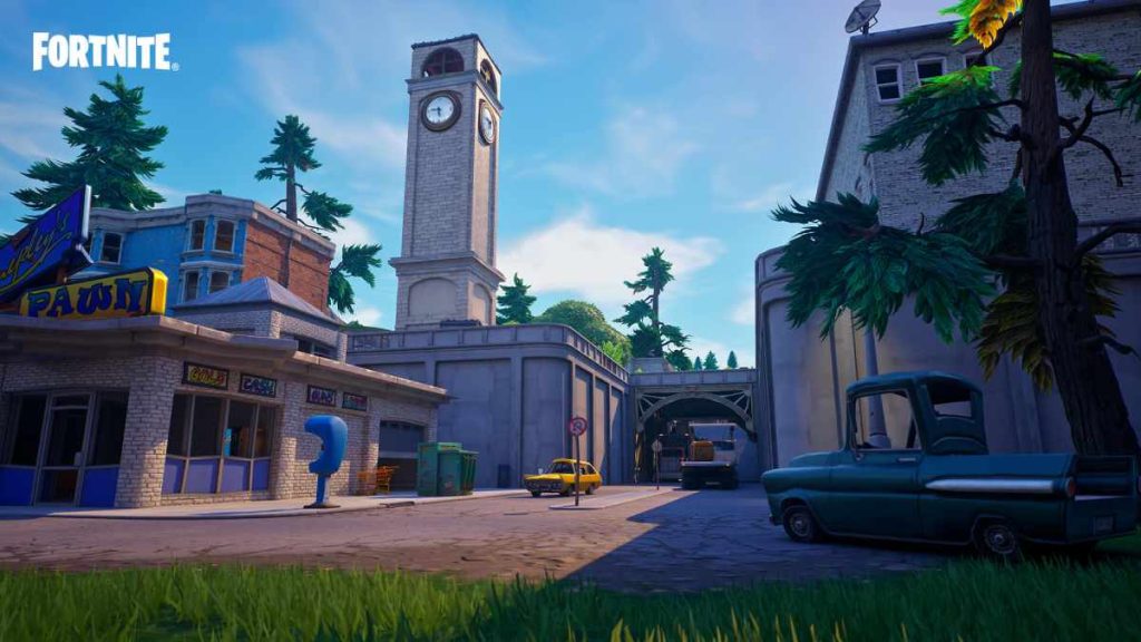 تعتبر Tilted Towers واحدة من أكثر المواقع شهرة في Fortnite