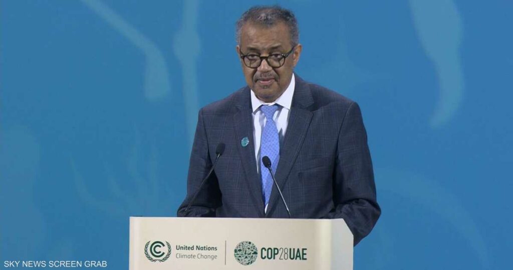 الصحة العالمية.. إشادة بإعلان COP28 وتأكيد على المخاطر