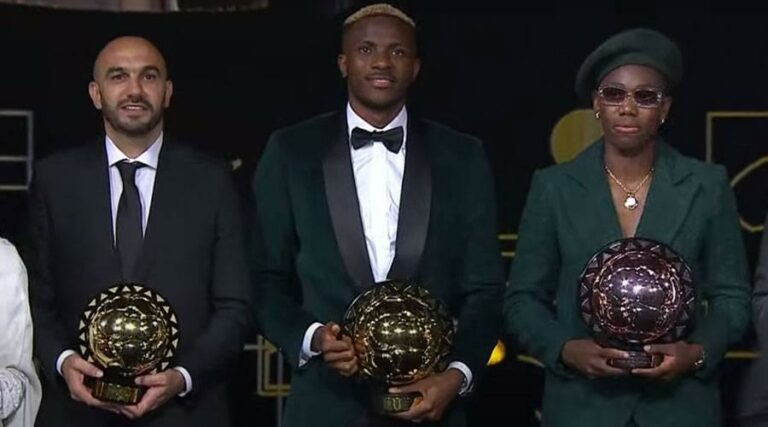 «أوسيمين» أفضل لاعب في إفريقيا وسيطرة عربية على جوائز كاف 2023