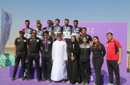 12 ميدالية للإمارات في «عربية الدراجات»