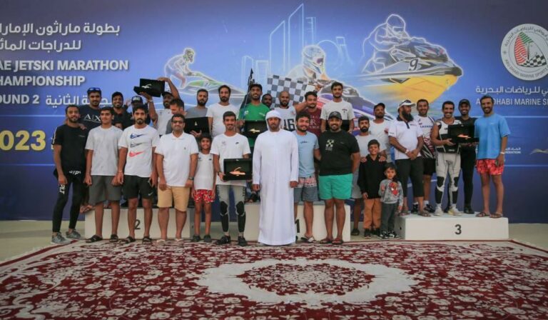 تميز خليجي في الجولة الثانية لماراثون الإمارات للدراجات المائية