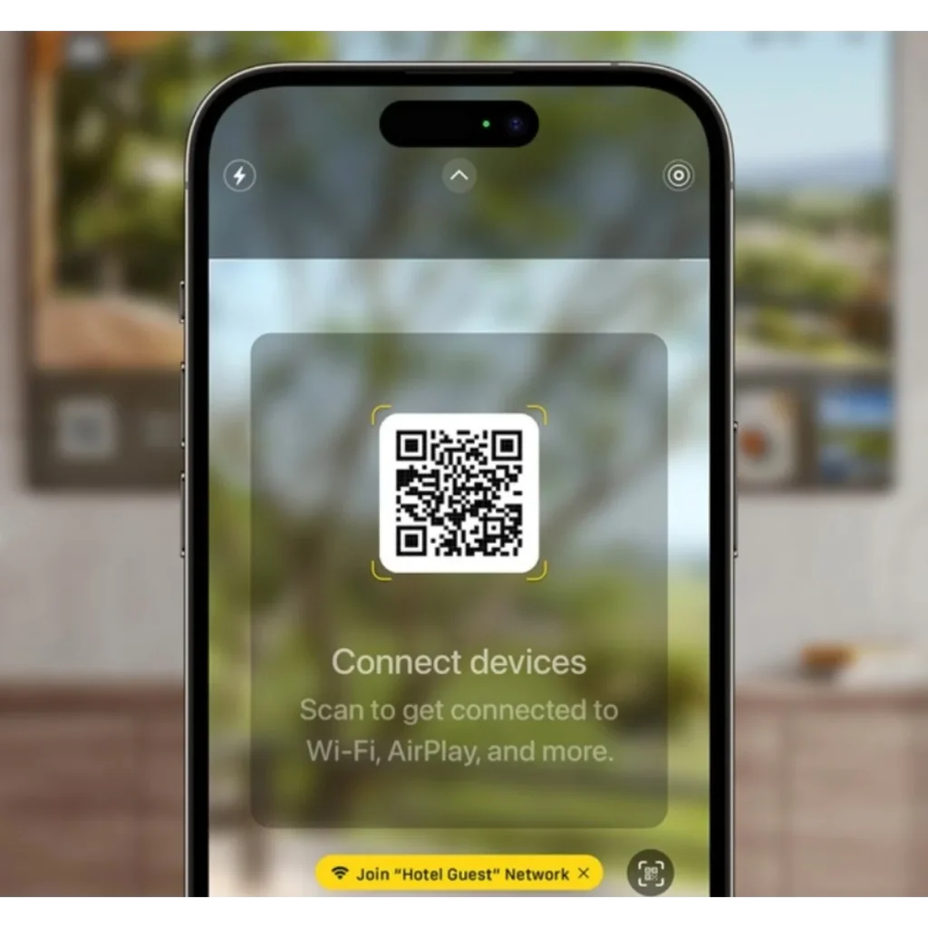 دعم AirPlay في غرف الفنادق