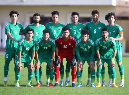 فوز الأولمبي العراقي على فريق روسي