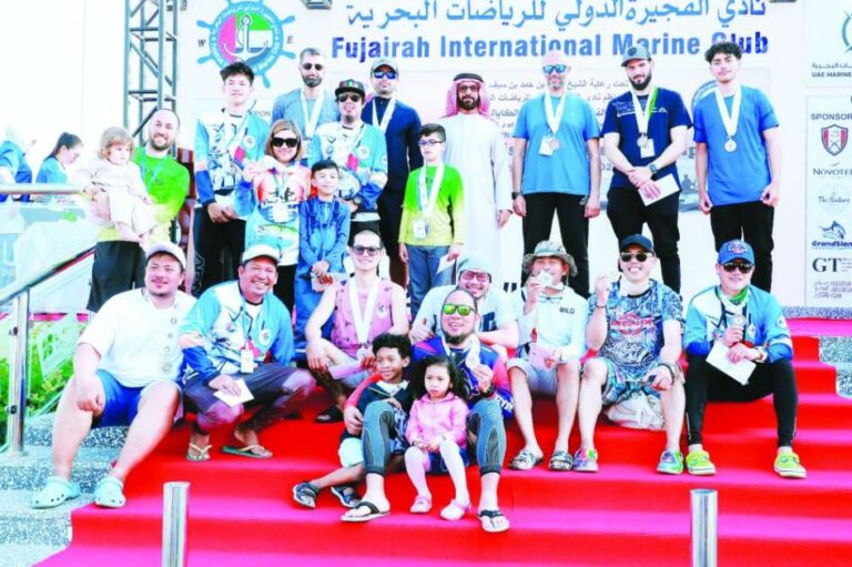 ختام بطولة الفجيرة للصيد بالكاياك