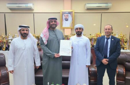 مدرب تايكواندو الشارقة يحصل على شهادة الحزام الأسود «7 دان»