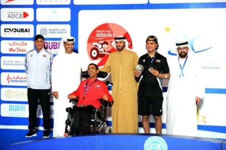 4 ميداليات إماراتية في «دولية فزاع»