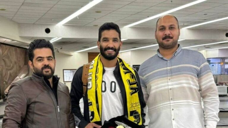 المصري صالح جمعة يصل بغداد للالتحاق بفريق الكرخ