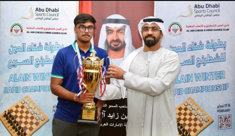 فيشال بطل شتاء العين للشطرنج السريع