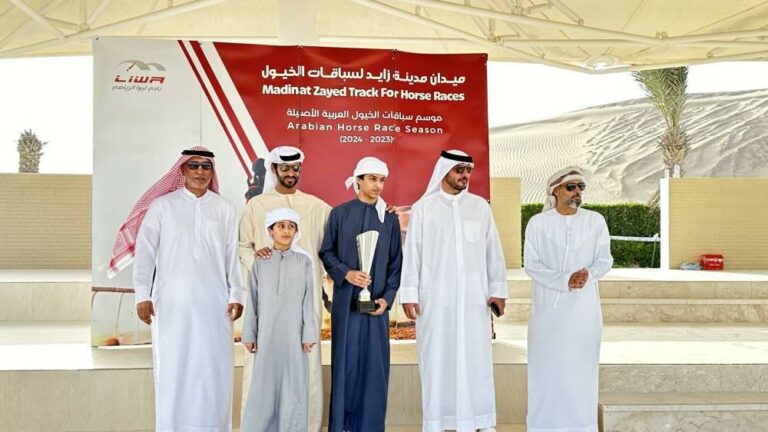 ختام مميز لسباق الخيول العربية الرابع في الظفرة