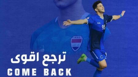لاعب عراقي يتجاوز مرحلة الخطر بعد إصابته بنزيف في الرأس