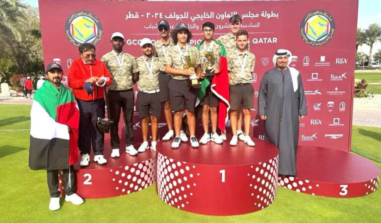 الإمارات تحصد 4 ميداليات في بطولة الخليج للجولف