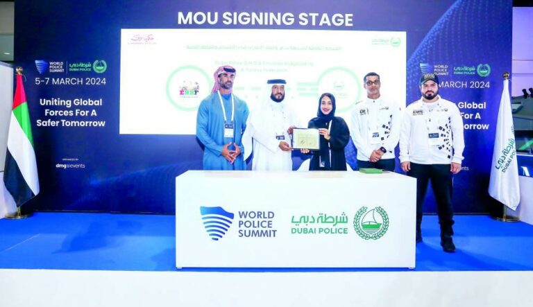 اتفاقية تعاون بين شرطة دبي واتحاد بناء الأجسام