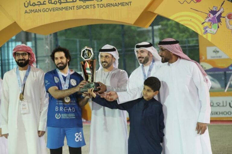 عبد العزيز النعيمي يتوج هيئة النقل بطلاً لدورة عجمان