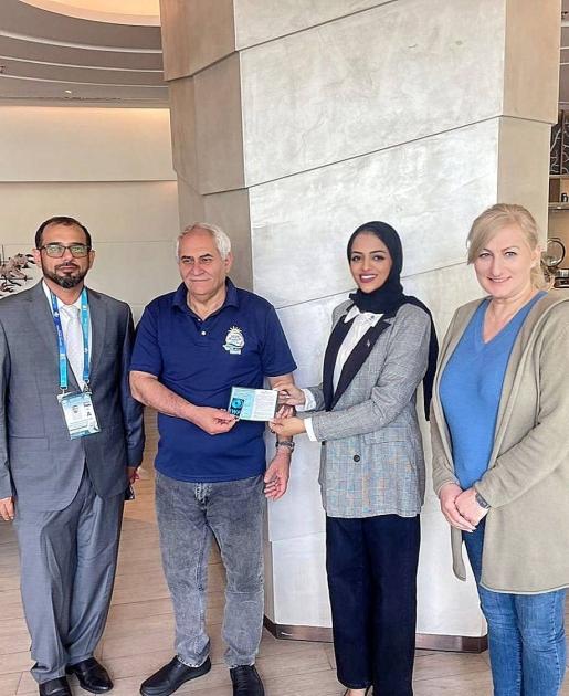 مي المدني تخوض تحدي مونديال رفع الأثقال.. وشيخة الكعبي حكمة دولية