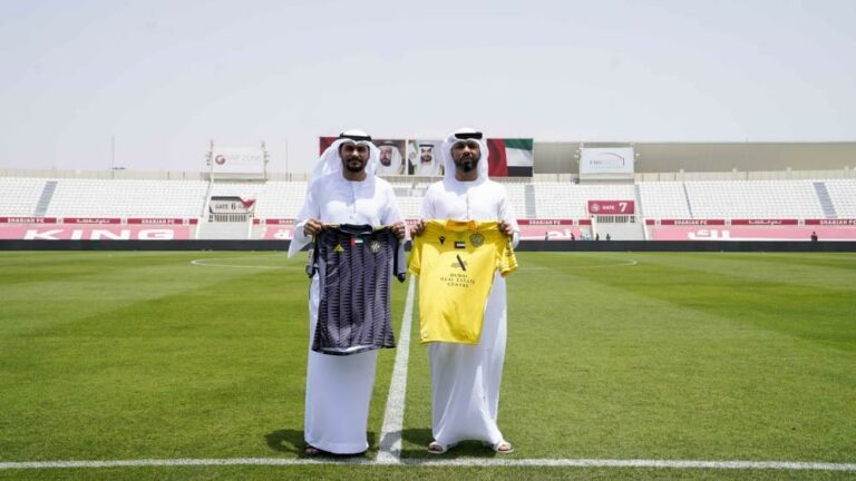 الوصل بالأصفر وكلباء بالرمادي الغامق في نصف نهائي كأس رئيس الدولة