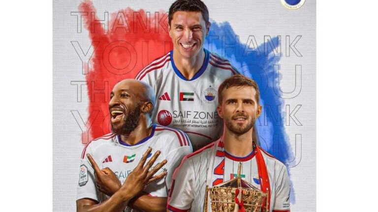 «الشارقة» يعلن رحيل بيانيتش وماريجا وتيجالي