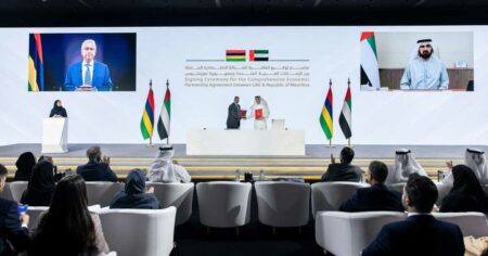 الإمارات وموريشيوس توقعان اتفاقية شراكة اقتصادية شاملة
