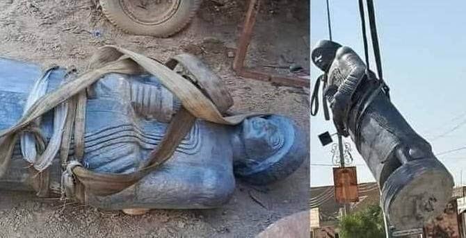 العراق.. رفع تمثال «كوديا» ينتهي باعتذار وتدخل حكومي