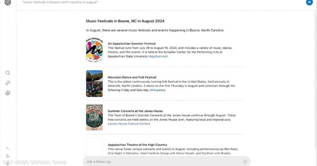 "SearchGPT" ينافس "AI Overviews" في التصفح الاصطناعي