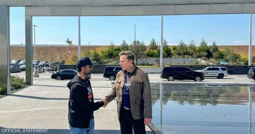 طحنون بن زايد يبحث مع إيلون ماسك مستجدات التكنولوجيا