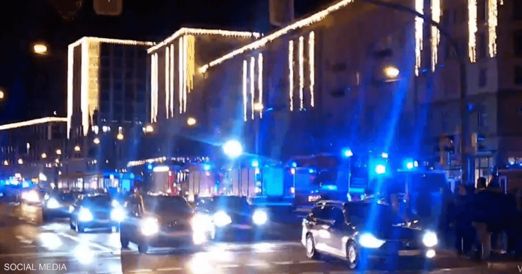 عشرات الإصابات في هجوم على سوق لهدايا عيد الميلاد بألمانيا