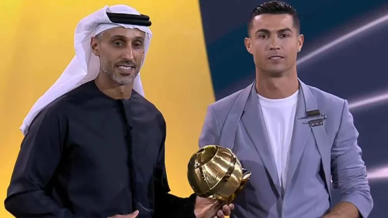 كريستيانو رونالدو يفوز بجائزة غلوب سوكر لأفضل لاعب في الشرق الأوسط