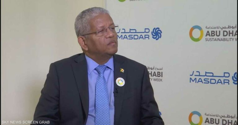 رئيس سيشل: جزرنا قد تختفي بسبب التغير المناخي