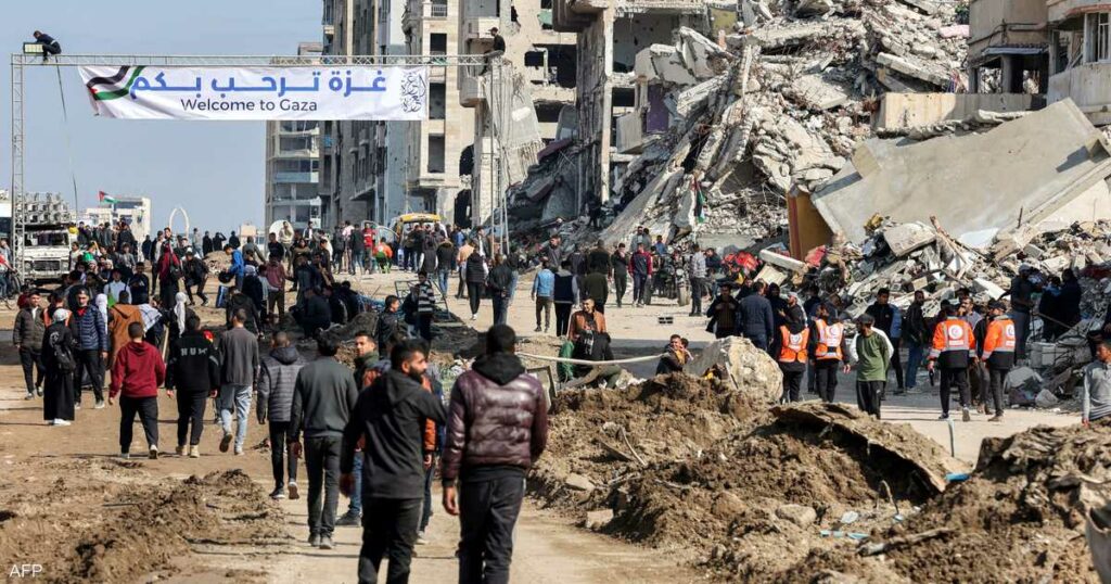 الرئاسة الفلسطينية تدين أي مشروع " تهجير" لسكان قطاع غزة