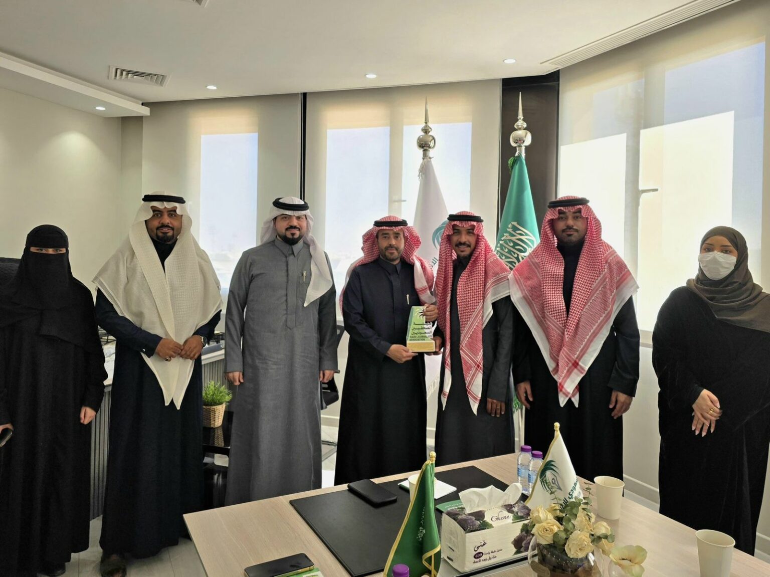 رئيس الاتحاد السعودي للإعلام الرياضي يستقبل رئيس وأعضاء مجلس إعلام الأحساء