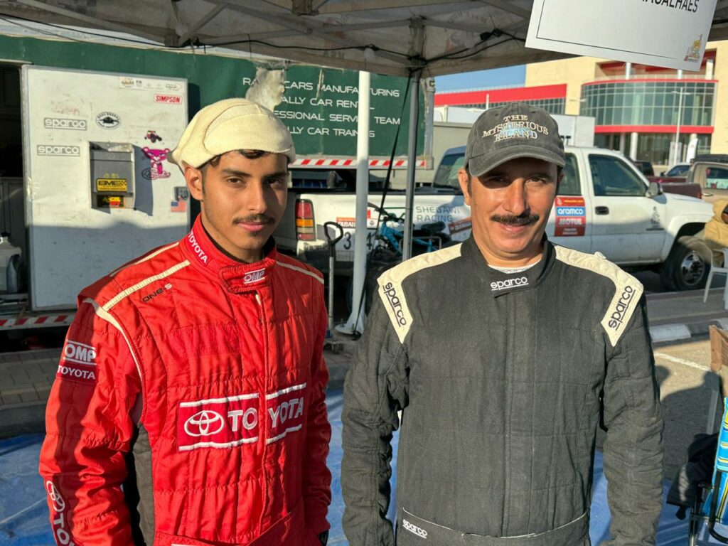 أصغر ملاح مشارك في رالي حائل تويوتا الدولي: سجلنا مركزا متقدما في المرحلتين